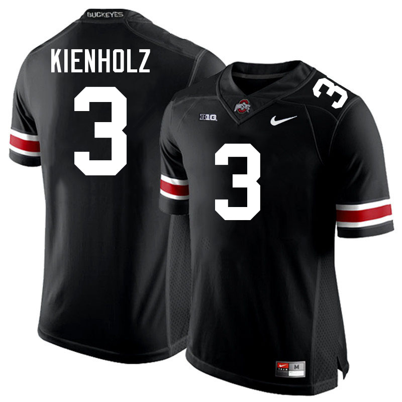 #3 Lincoln Kienholz Ohio State Buckeyes Jersey College Football Uniforms-Black